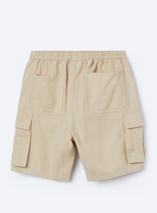 FAME FOREVER Boys Solid Cargo Shorts