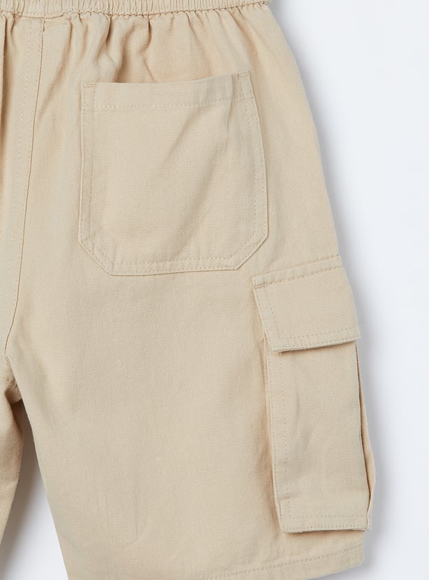 FAME FOREVER Boys Solid Cargo Shorts