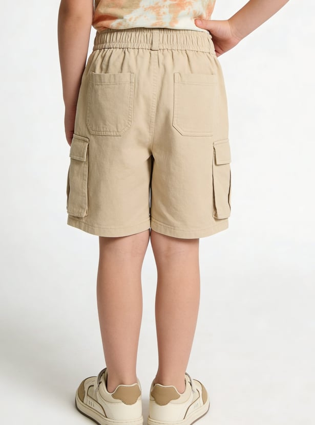 FAME FOREVER Boys Solid Cargo Shorts