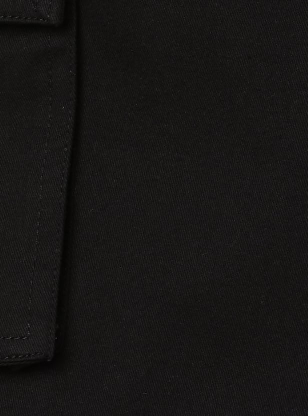 FAME FOREVER Boys Solid Cargo Shorts