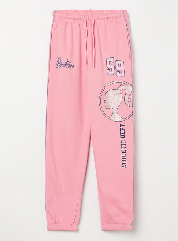 KIDSVILLE Girls Graphic Print Joggers