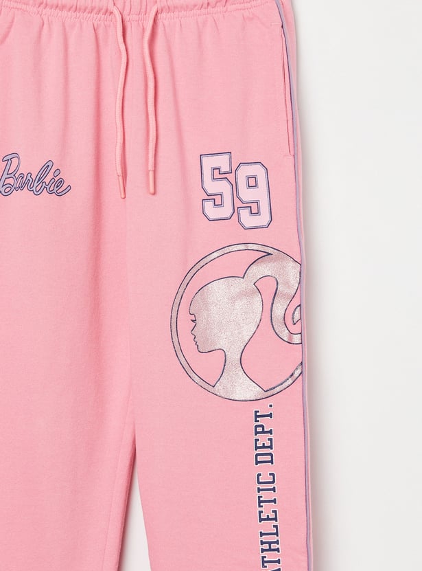 KIDSVILLE Girls Graphic Print Joggers