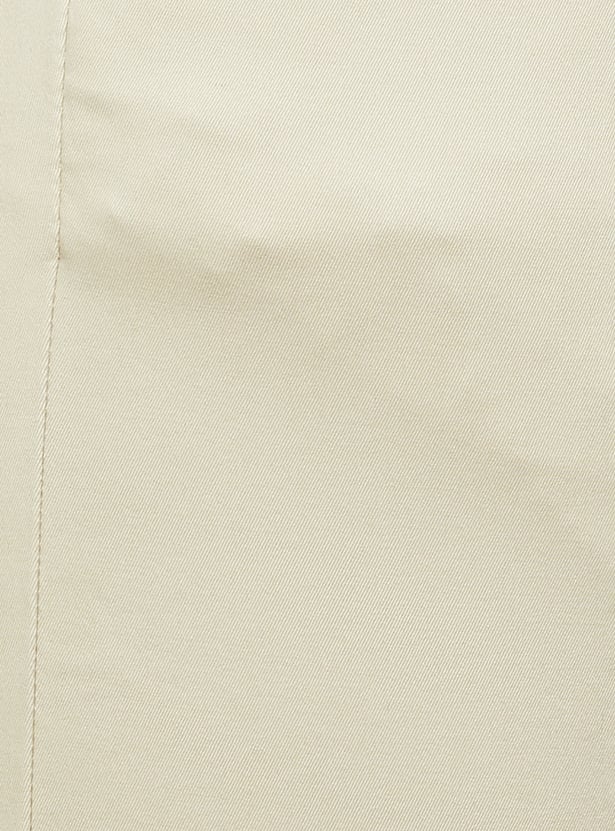 ALLEN SOLLY Solid Classic Fit Trousers