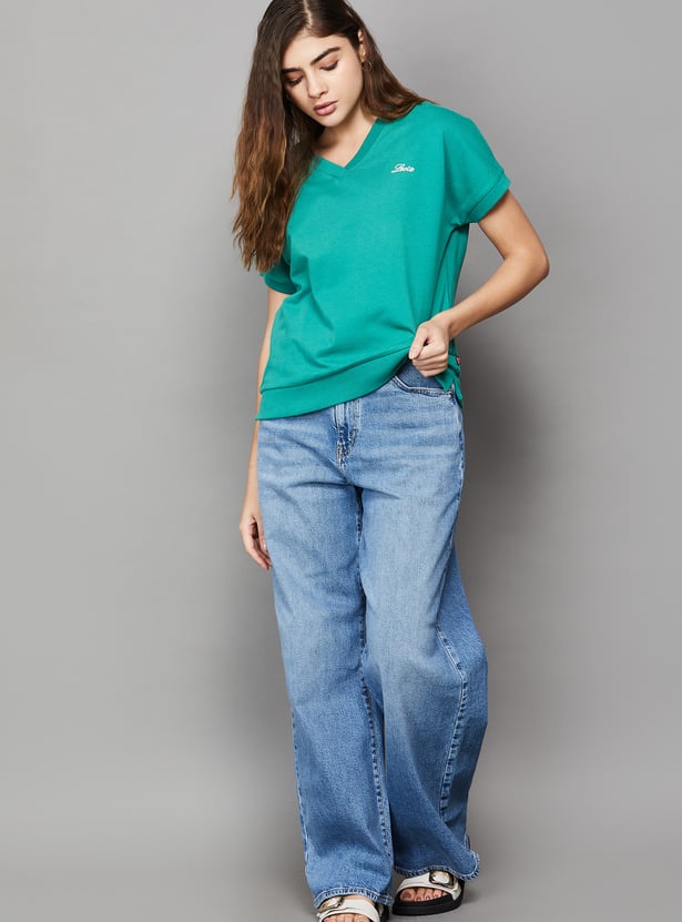LEVI'S Solid Flared Jeans