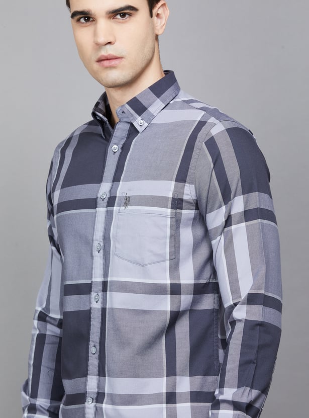US POLO ASSN Checked Regular Fit Shirt