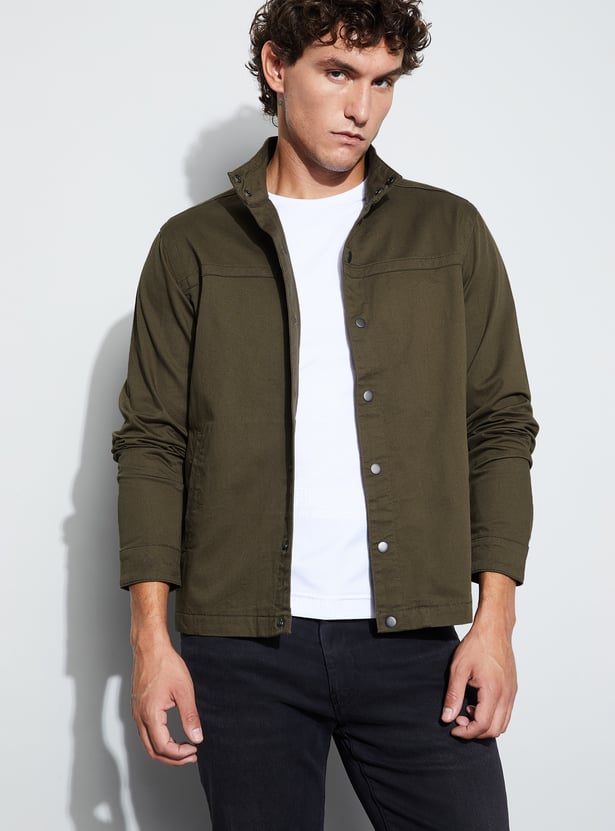 CODE Solid Casual Jacket