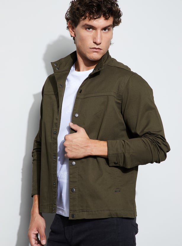 CODE Solid Casual Jacket