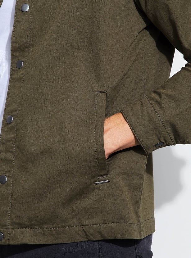 CODE Solid Casual Jacket