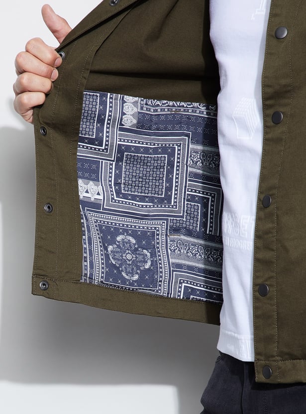 CODE Solid Casual Jacket