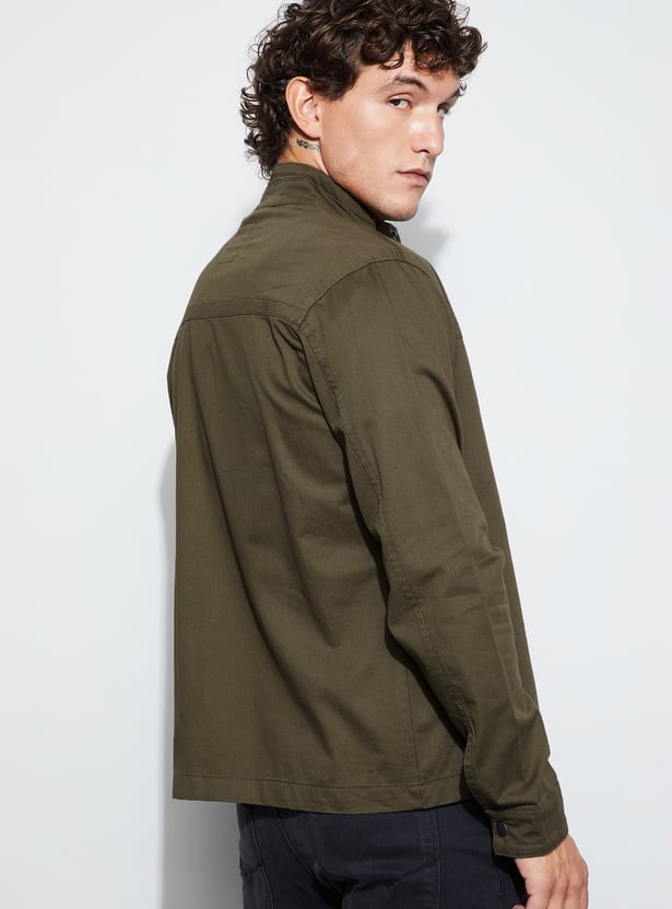 CODE Solid Casual Jacket