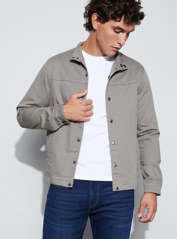 CODE Solid Casual Jacket