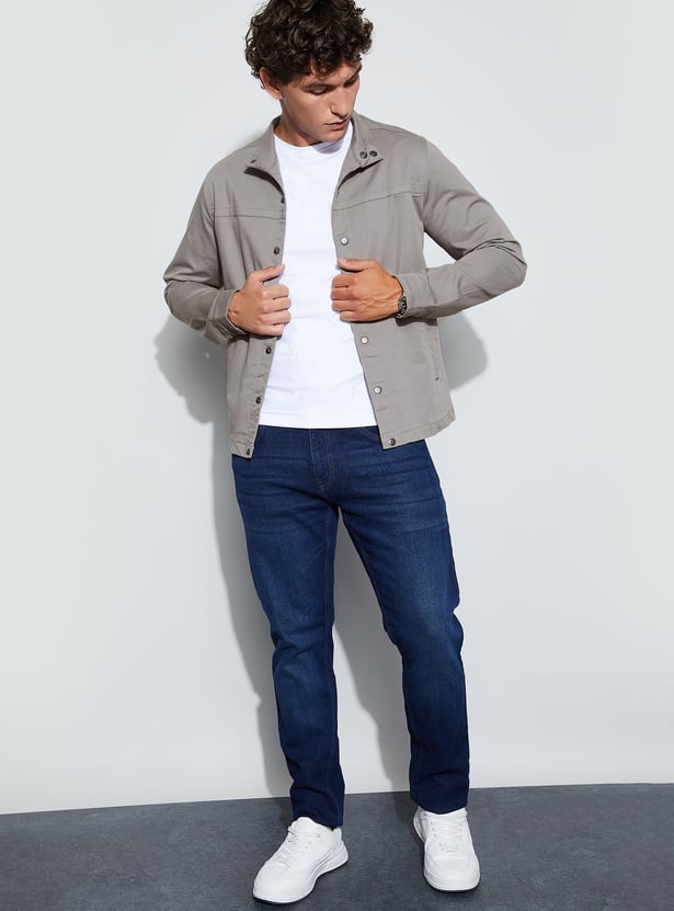 CODE Solid Casual Jacket