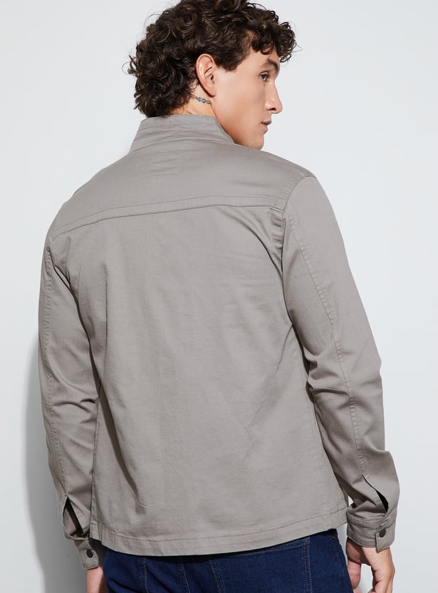 CODE Solid Casual Jacket