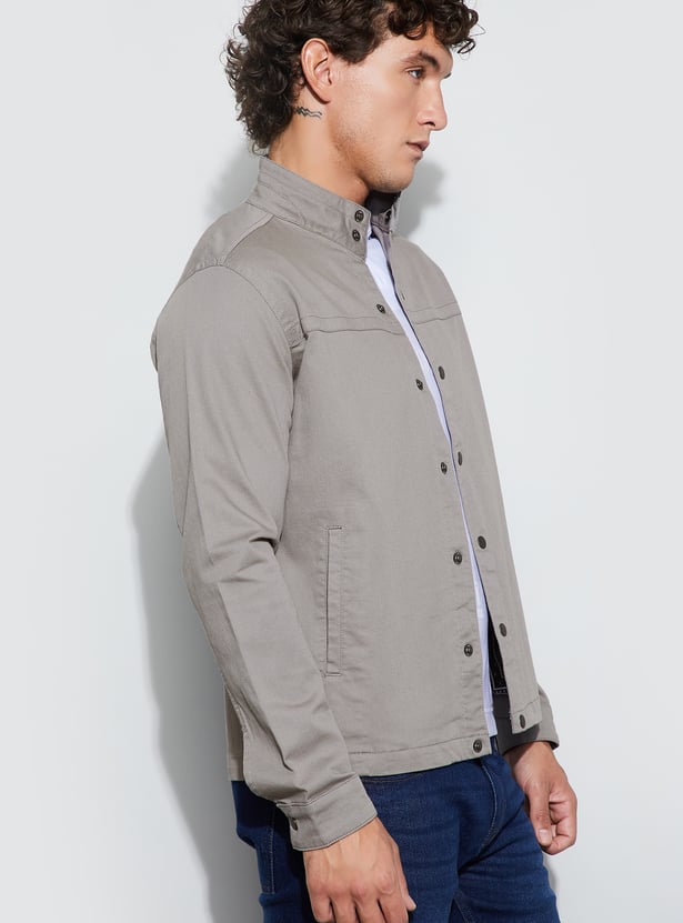 CODE Solid Casual Jacket