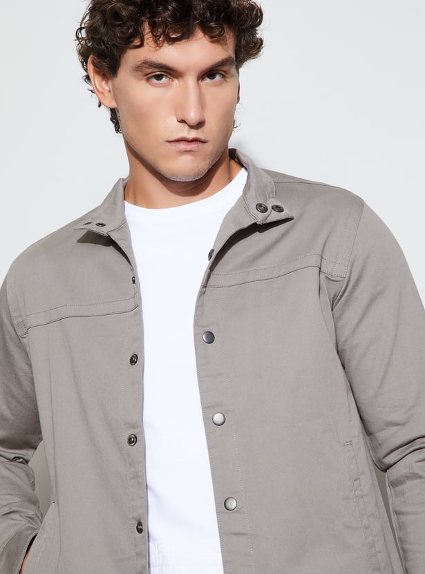 CODE Solid Casual Jacket