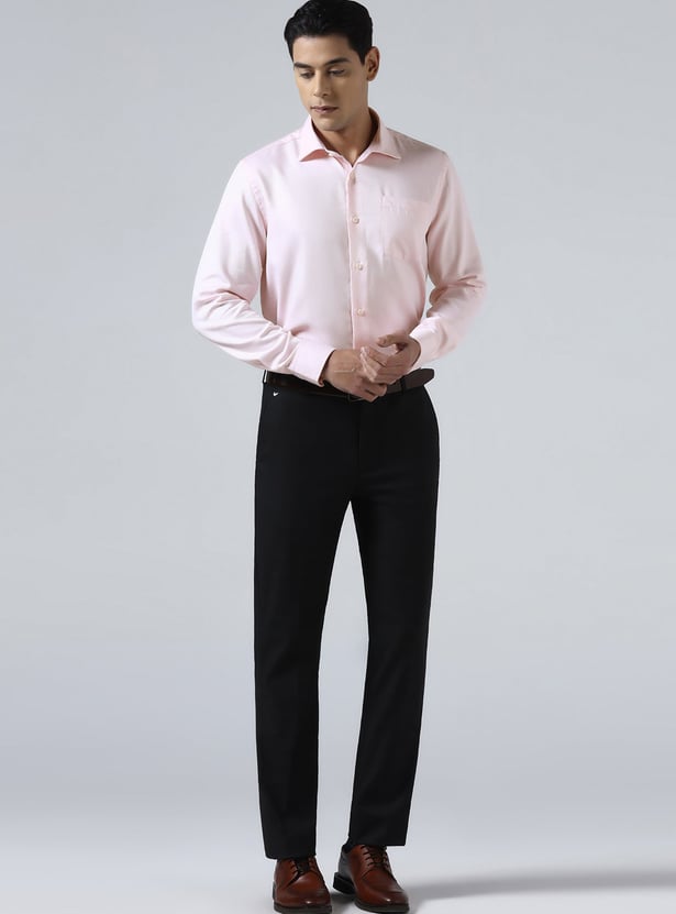 BLACKBERRYS Solid Slim Fit Formal Shirt
