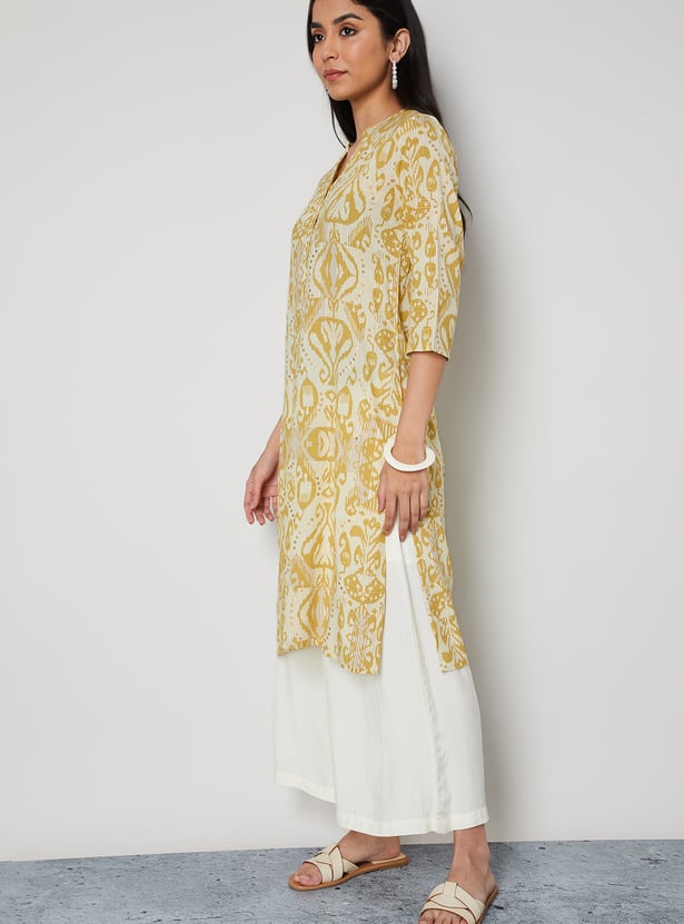 MELANGE Ethnic Motif Print Straight Kurta