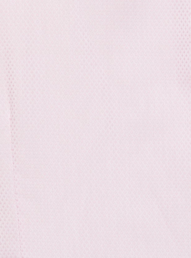 BLACKBERRYS Textured Slim Fit Formal Shirt