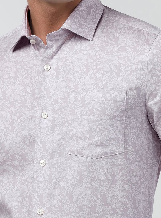 BLACKBERRYS Floral Slim Fit Formal Shirt
