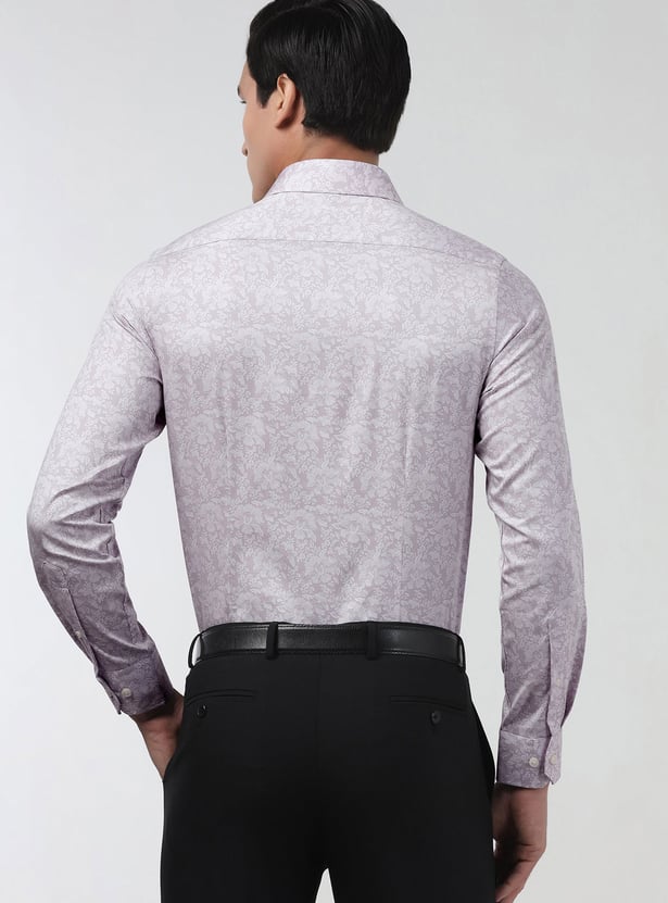 BLACKBERRYS Floral Slim Fit Formal Shirt