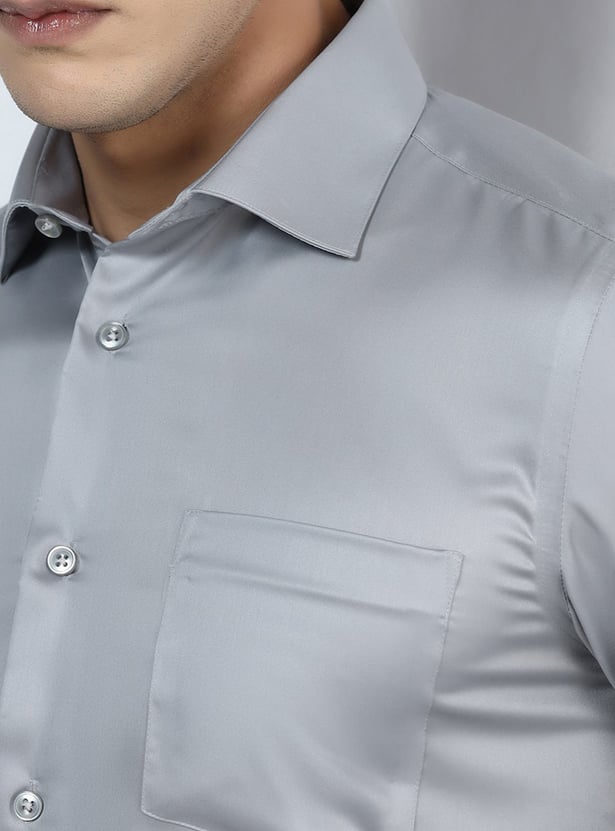 BLACKBERRYS Solid Slim Fit Formal Shirt