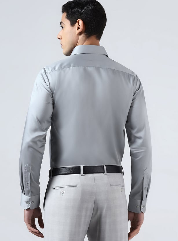 BLACKBERRYS Solid Slim Fit Formal Shirt
