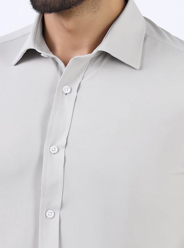 BLACKBERRYS Solid Slim Fit Formal Shirt