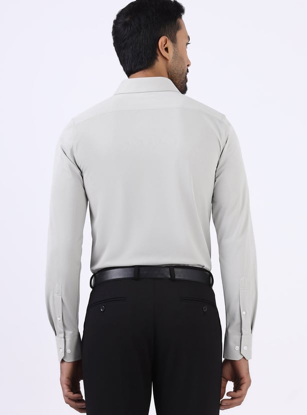 BLACKBERRYS Solid Slim Fit Formal Shirt