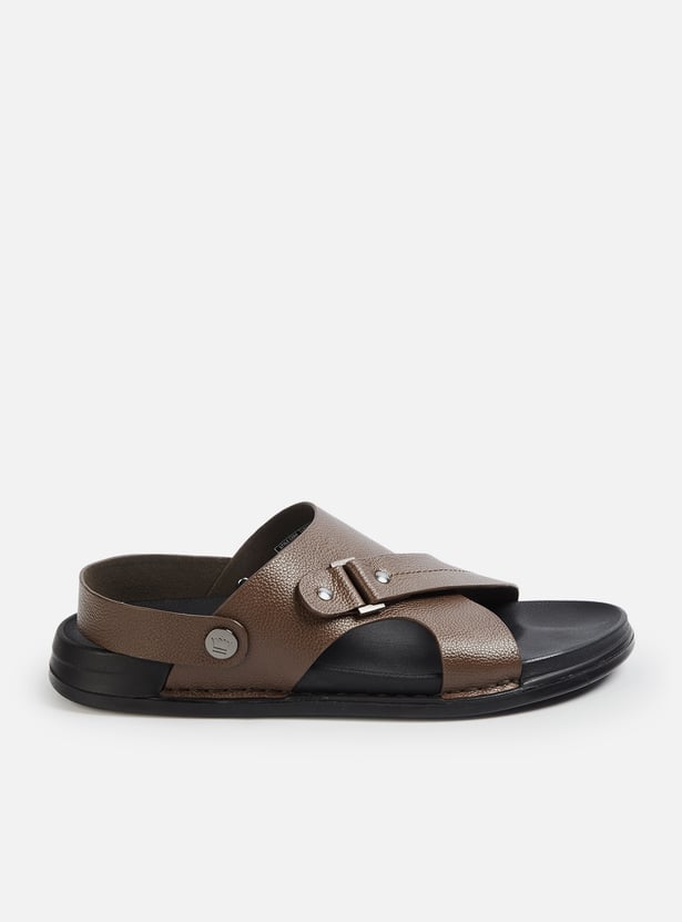 LOUIS PHILIPPE Textured Sandals