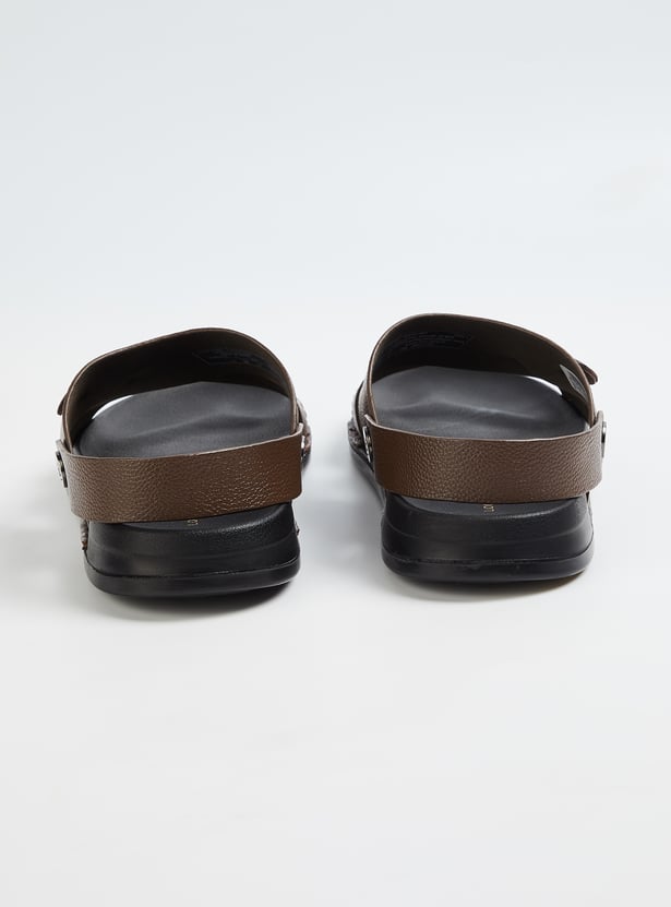 LOUIS PHILIPPE Textured Sandals