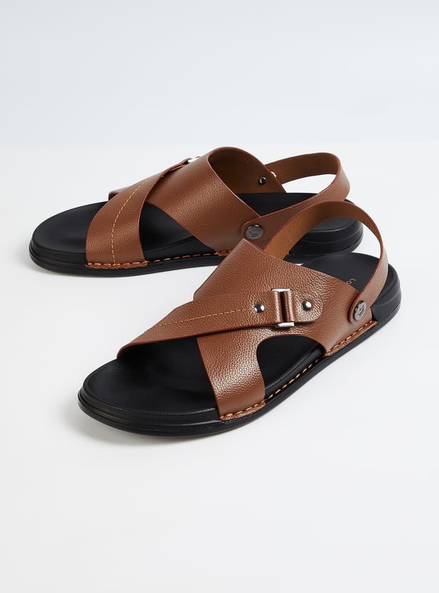 LOUIS PHILIPPE Textured Sandals