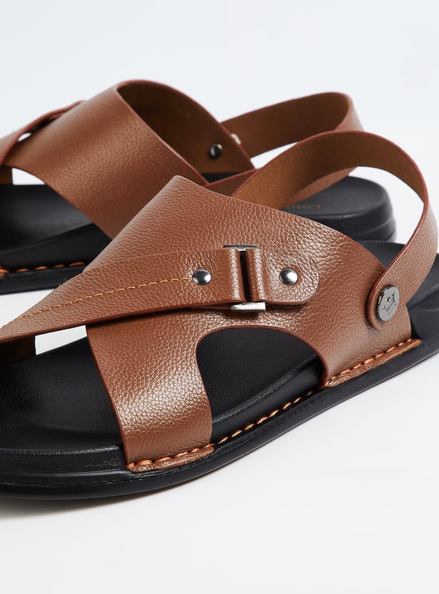 LOUIS PHILIPPE Textured Sandals