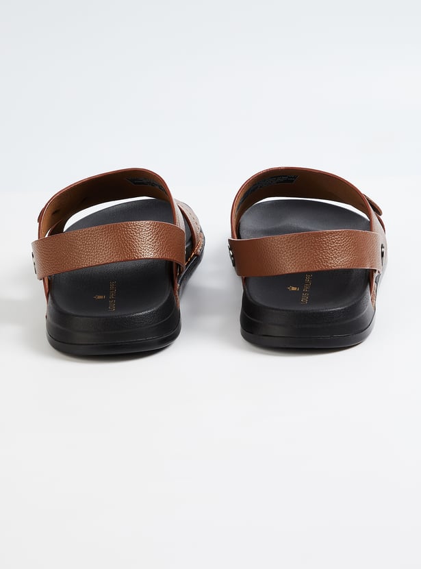 LOUIS PHILIPPE Textured Sandals