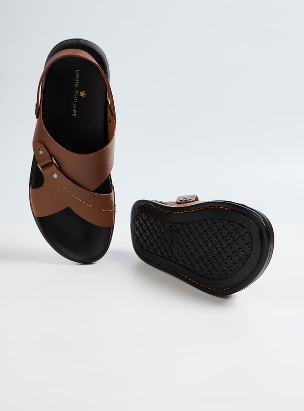 LOUIS PHILIPPE Textured Sandals