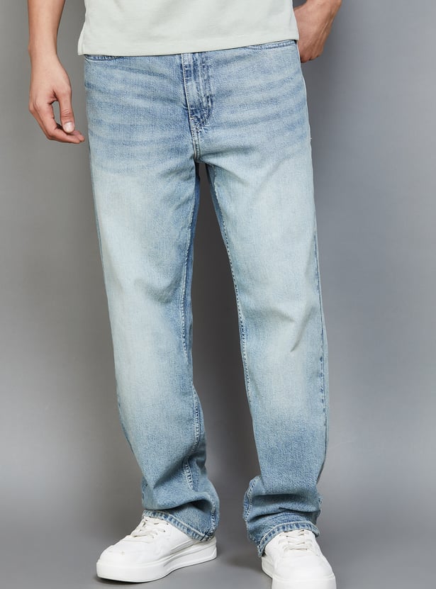 LEVI'S Stonewashed 568 Loose Straight Jeans
