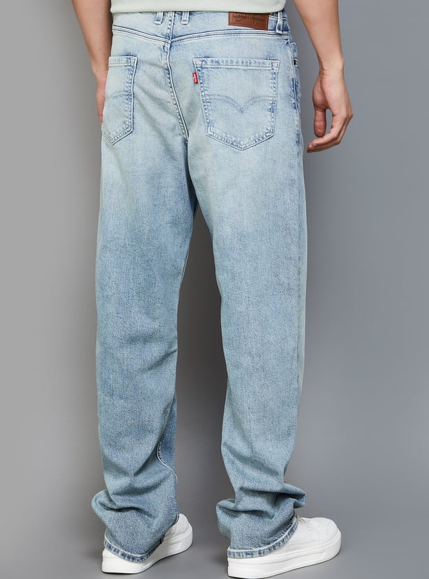 LEVI'S Stonewashed 568 Loose Straight Jeans
