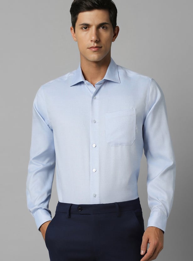 LOUIS PHILIPPE Solid Regular Fit Formal Shirt