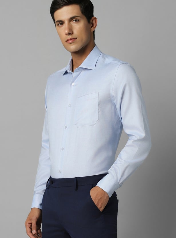 LOUIS PHILIPPE Solid Regular Fit Formal Shirt
