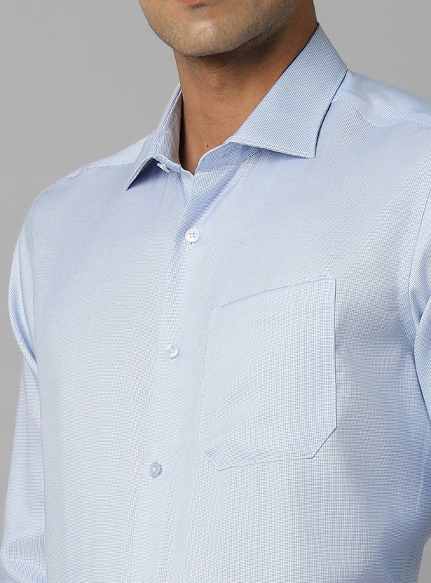LOUIS PHILIPPE Solid Regular Fit Formal Shirt