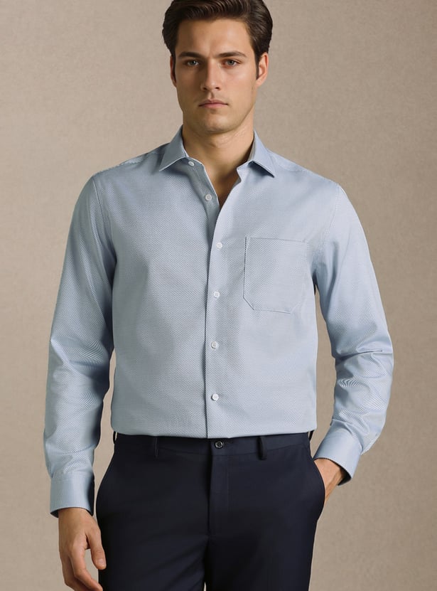 LOUIS PHILIPPE Printed Regular Fit Formal Shirt