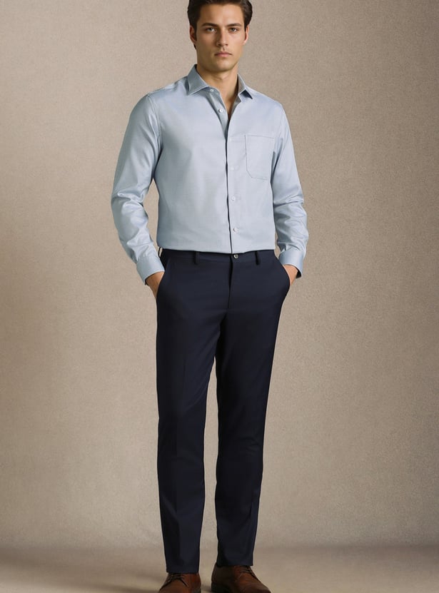 LOUIS PHILIPPE Printed Regular Fit Formal Shirt