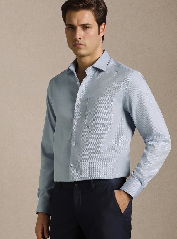 LOUIS PHILIPPE Printed Regular Fit Formal Shirt