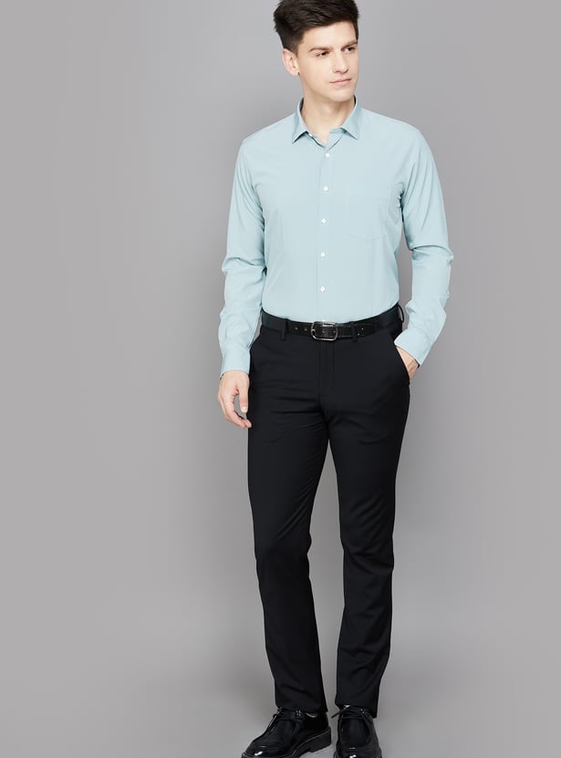 VAN HEUSEN Solid Slim Fit Formal Shirt