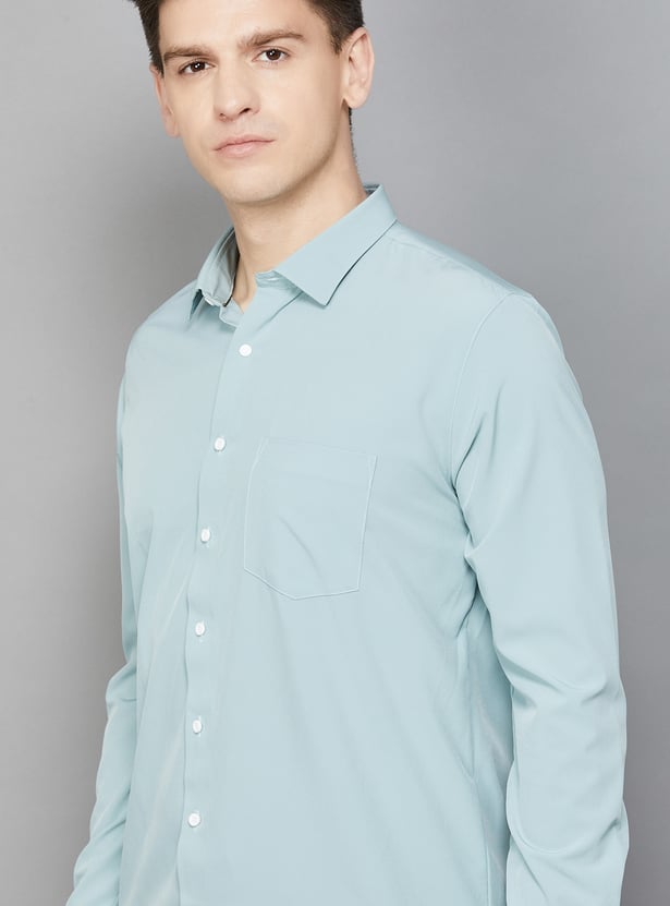 VAN HEUSEN Solid Slim Fit Formal Shirt