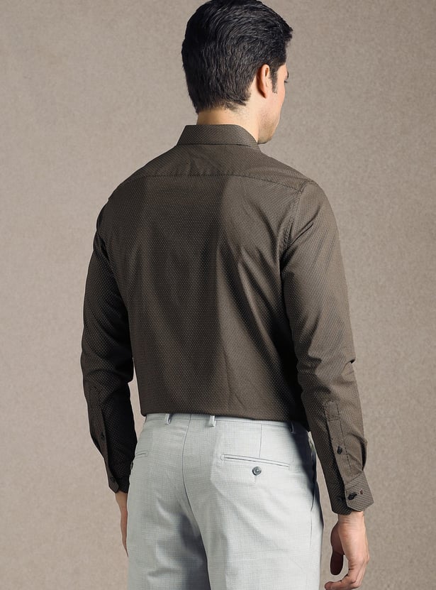 LOUIS PHILIPPE Textured Regular Formal Shirt