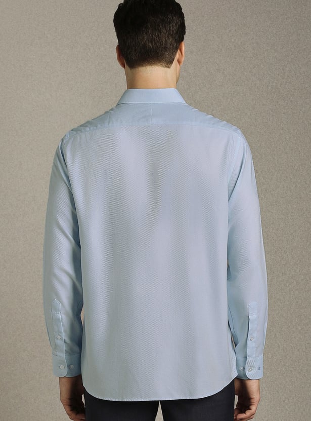 LOUIS PHILIPPE Textured Regular Formal Shirt