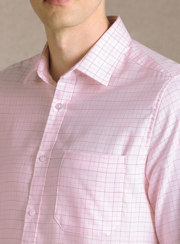 LOUIS PHILIPPE Checked Regular Fit Formal Shirt