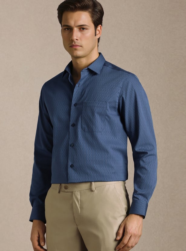 LOUIS PHILIPPE Striped Regular Formal Shirt
