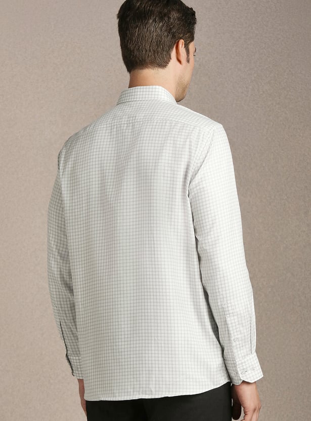 LOUIS PHILIPPE Checked Regular Fit Formal Shirt