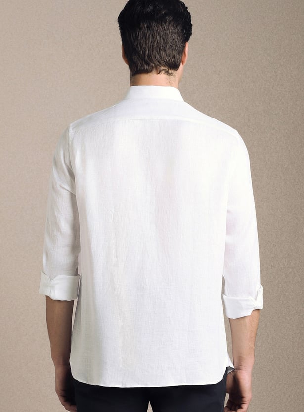 LOUIS PHILIPPE Solid Regular Fit Formal Shirt